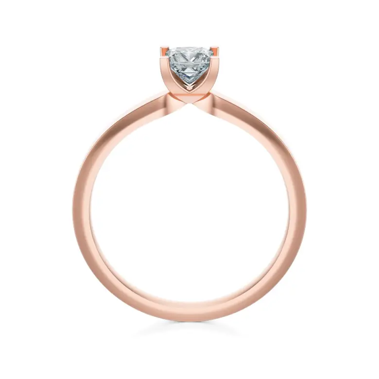 Pierścionek z diamentem różowe złoto AJPZ_117